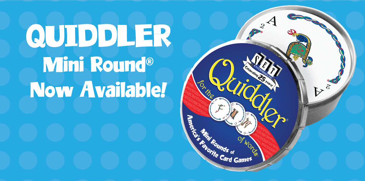 QUIDDLER MINI ROUND - Now Available!