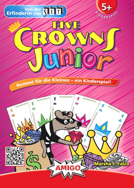 Sunrain Five Crowns Card Game Jogo de Cartas Familiar - Jogos Divertidos  Compatíveis com o Jogo Familiar Noite Com Crianças $.c